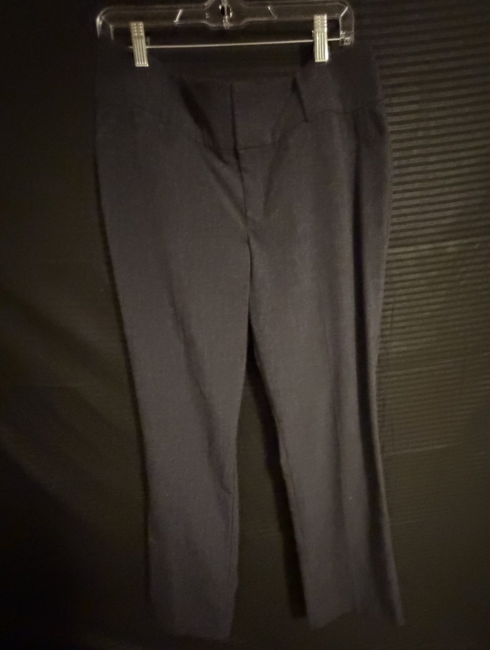 Nine West Women's Bootcut Dark Steel Grey Slacks Sz 12